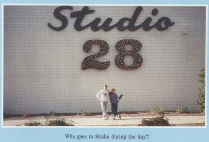 Studio 28 - 1990 Yearbook Photo (newer photo)